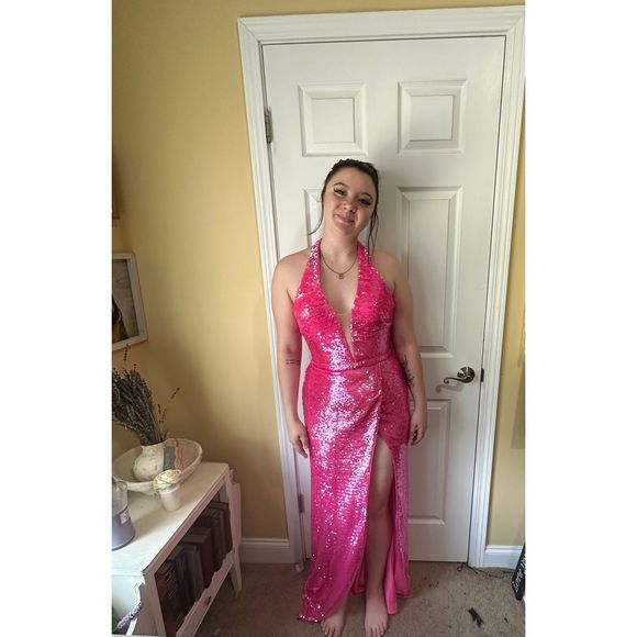PinkSize 10 Side slit dress